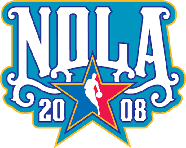 NBA All-Star Game 2008 Alternate Logo v3 DIY iron on transfer (heat transfer)